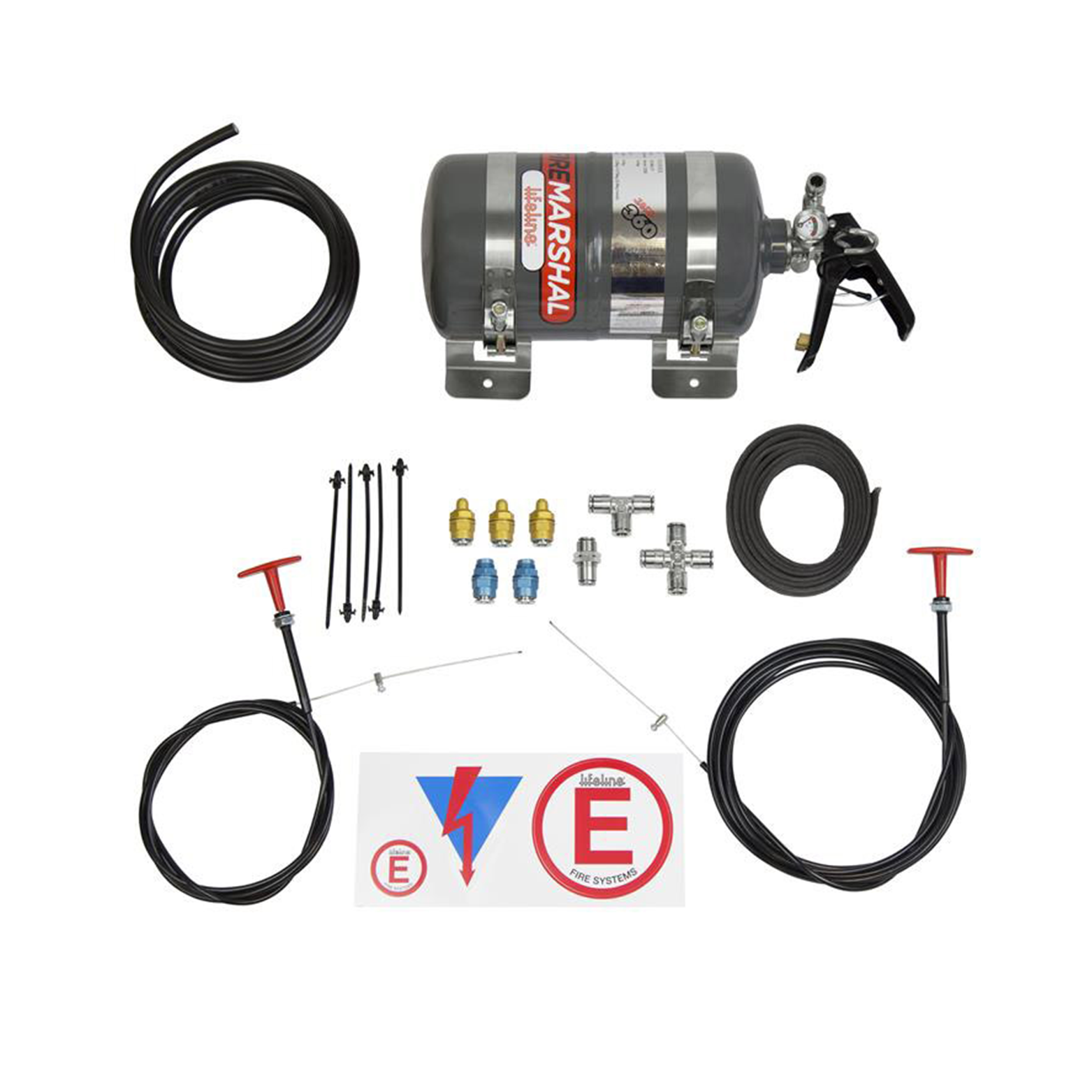Lifeline Zero 360 Novec 2.25kg Mechanical Fire System — Track First
